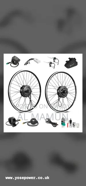   End of pedaling days! Now your bicycle will run on a motor!  