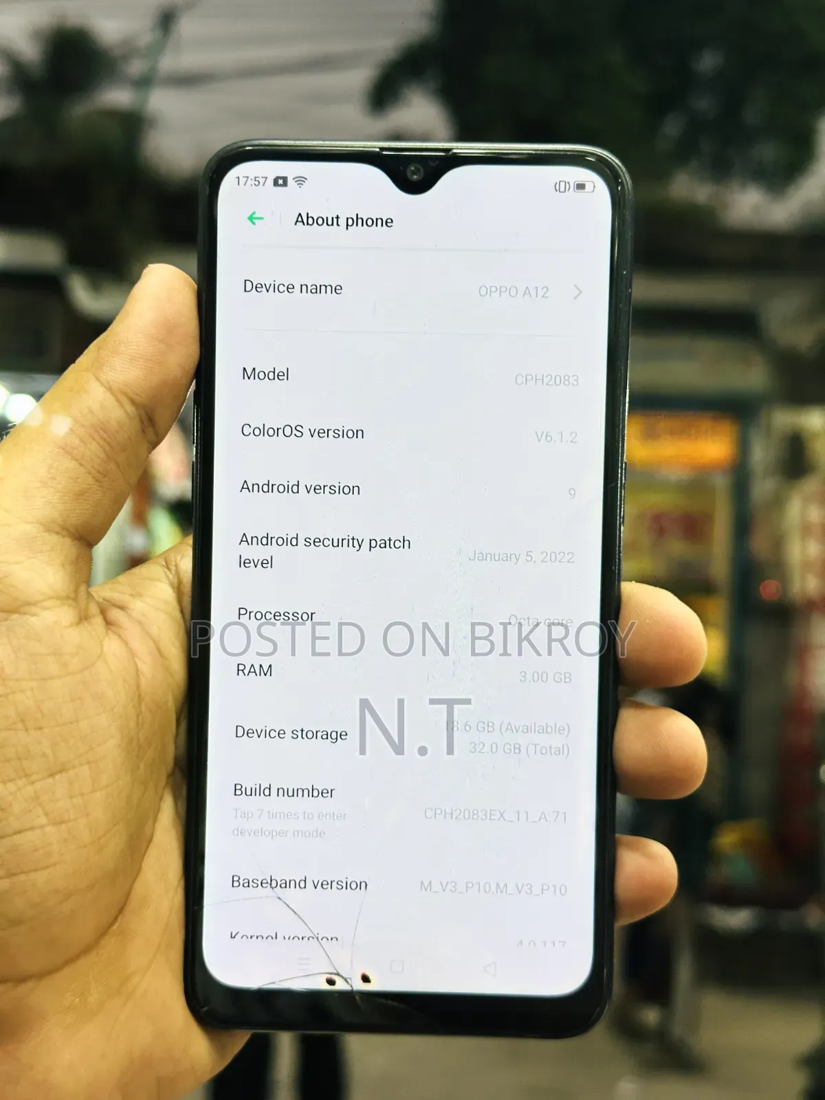 Oppo A12 32 GB Black