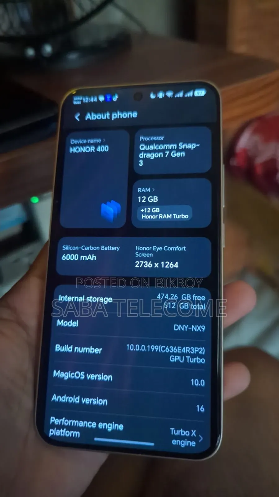 Honor 400 512 GB Rose Gold