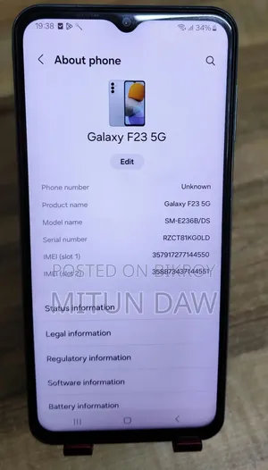 স্যামসাং গ্যালাক্সি এফ২৩ ১২৮ জিবি গ্রাফাইট