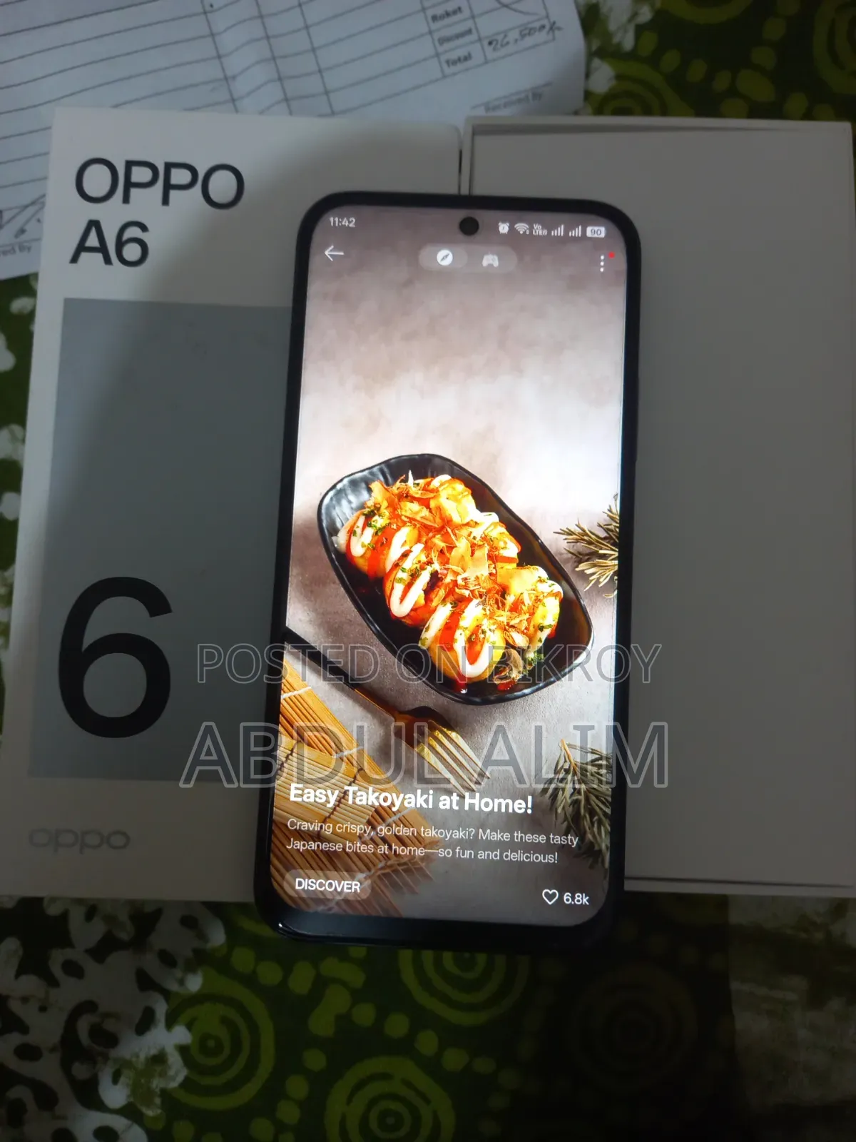 Oppo A6 128 GB Blue