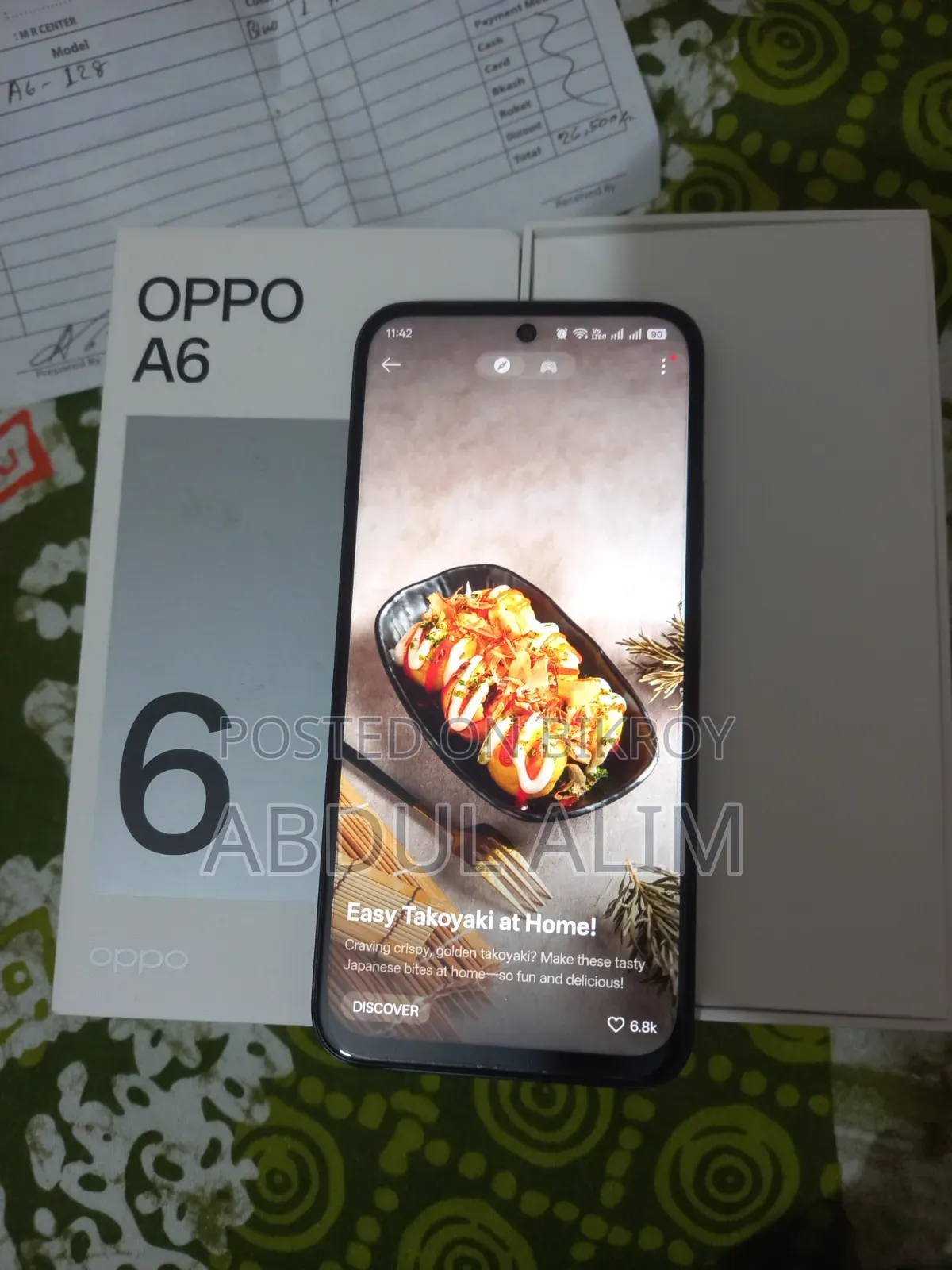 Oppo A6 128 GB Blue