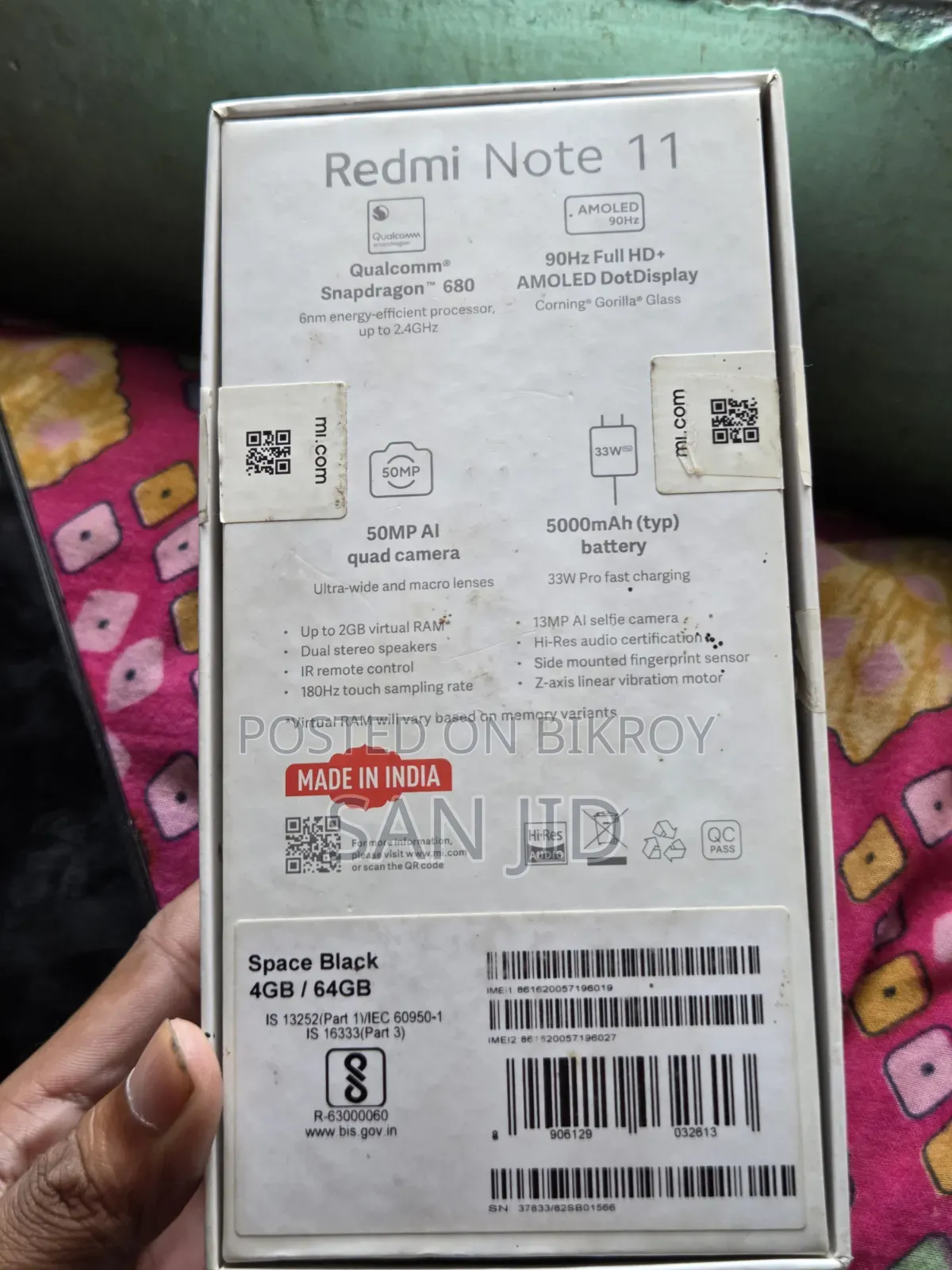 Xiaomi Redmi Note 11 64 GB Black