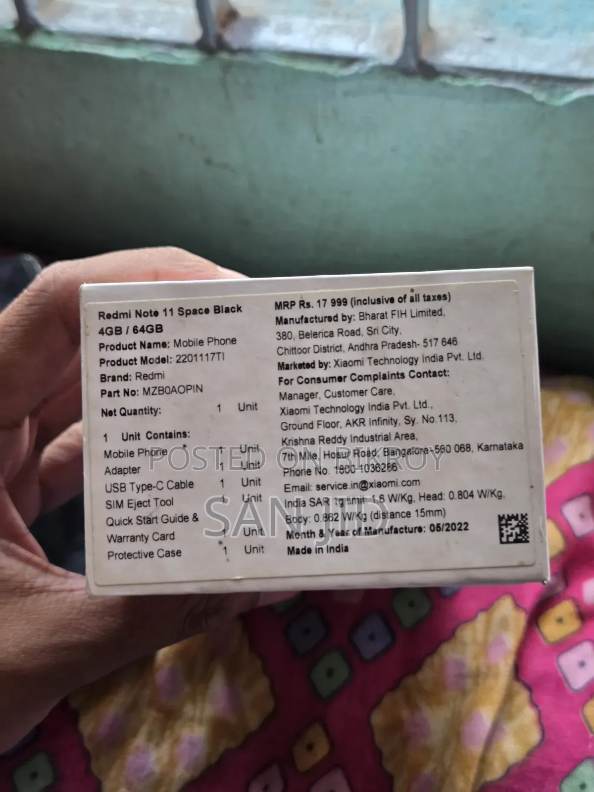 Xiaomi Redmi Note 11 64 GB Black