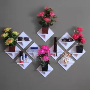 Square Shape Wall Shelves 10 PCS