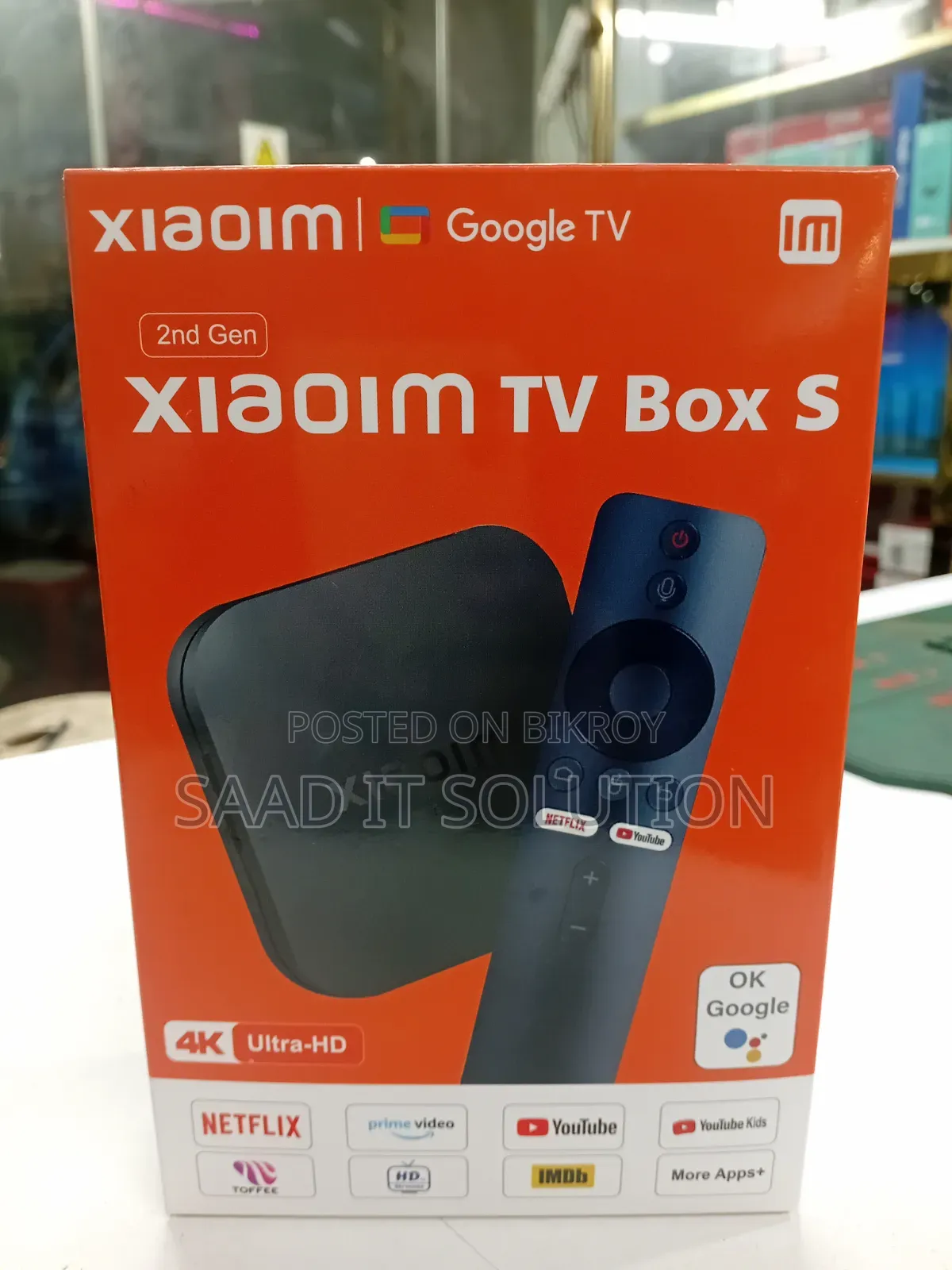 Brand Xiaomi Model TV Box S (2nd Gen) OS Google TV