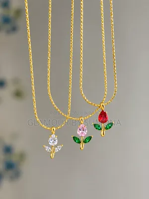 টিউলিপ পেন্ডেন্ট নেকলেস কালেকশন ✨