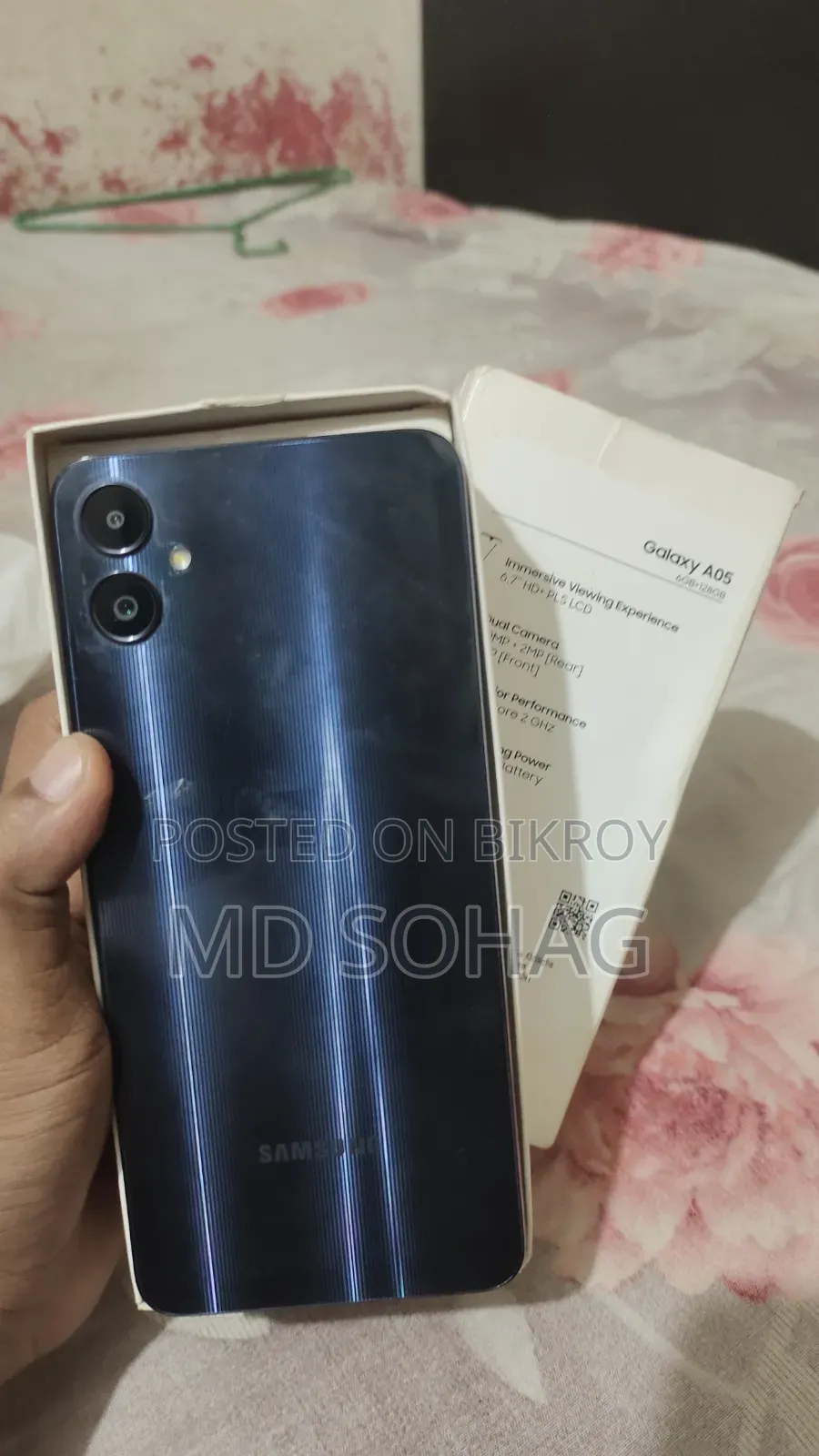 স্যামসাং গ্যালাক্সি এ০৫এস ১২৮ জিবি কালো
