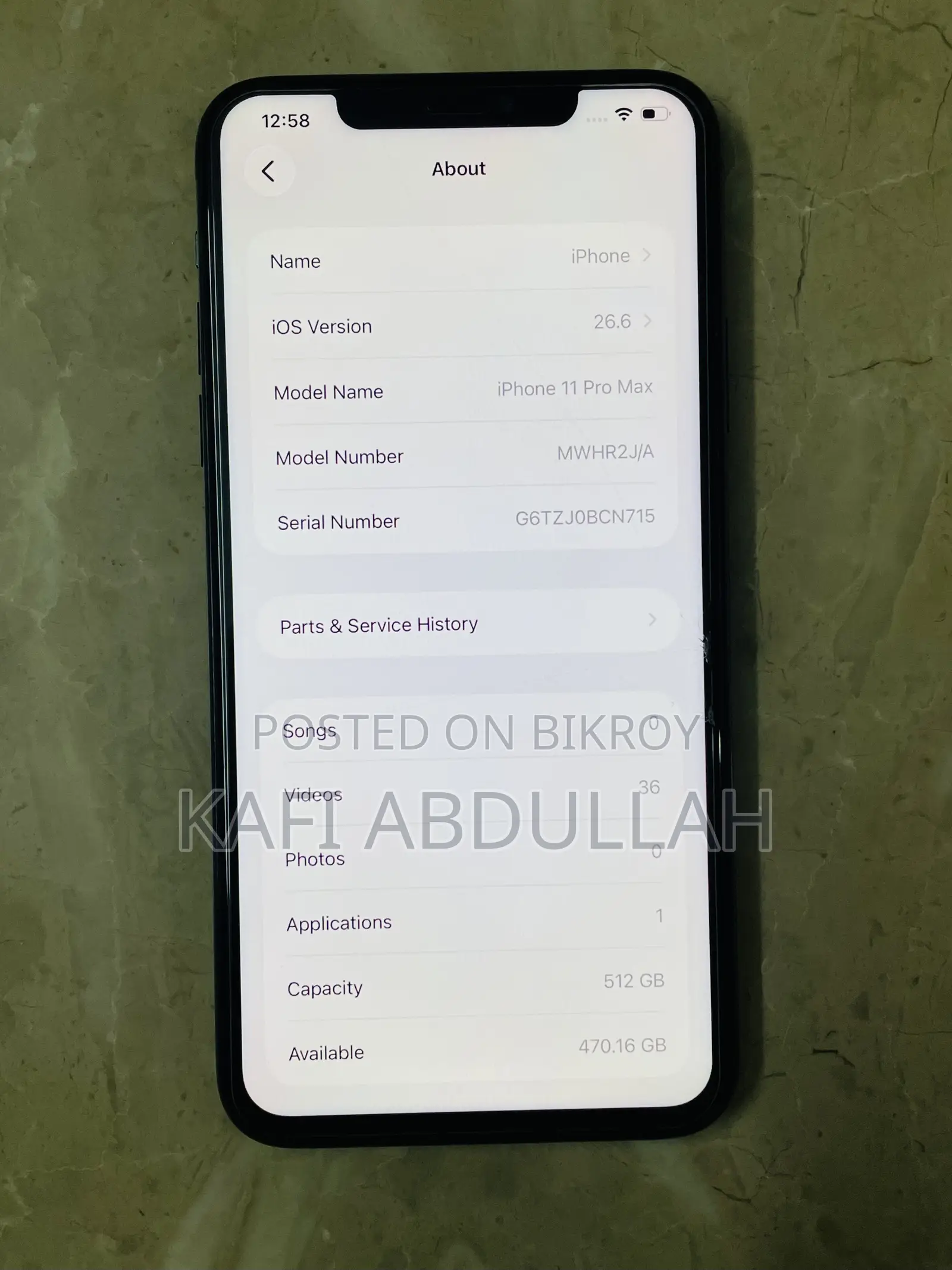 অ্যাপল আইফোন ১১ প্রো ম্যাক্স ৫১২ জিবি গ্রিন