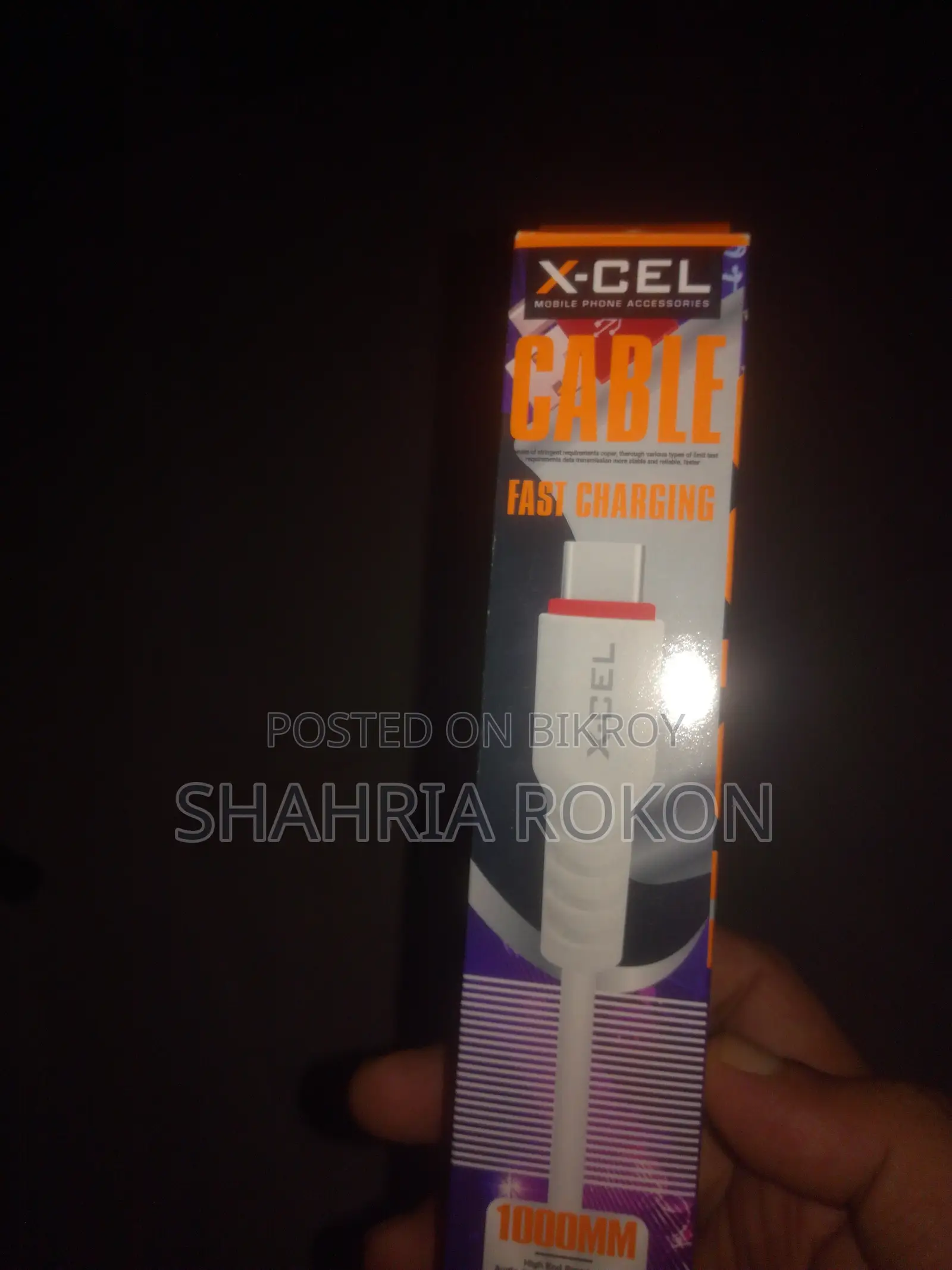 X-Cel 1000MM TYPE-B Charging Cable Fast Charging