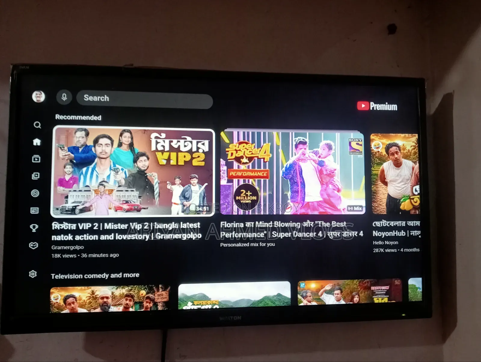 Walton Android TV for sale version 7 full fresh