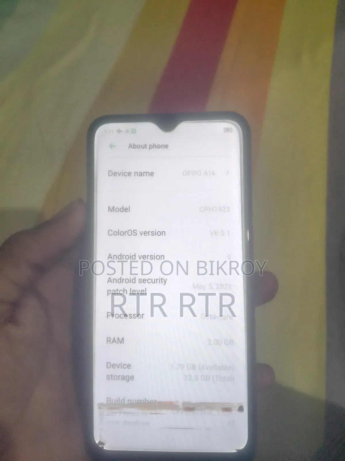 Oppo A1k 32 GB Red