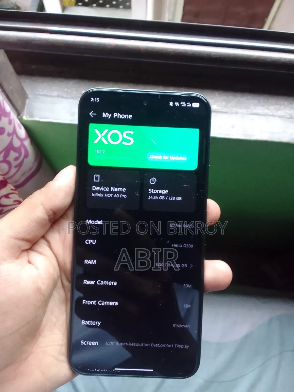 New Infinix Hot 60 Pro+ 128 GB Black