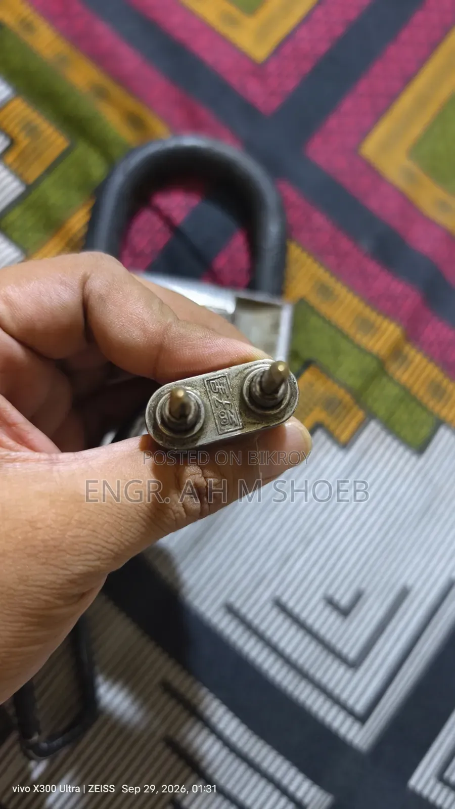 Acid Proof Motorcycle Lock