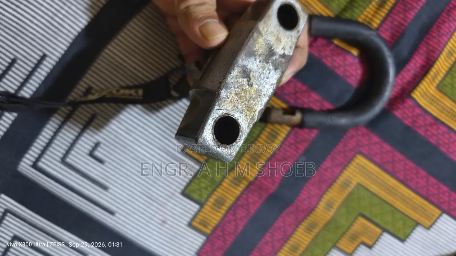 Acid Proof Motorcycle Lock