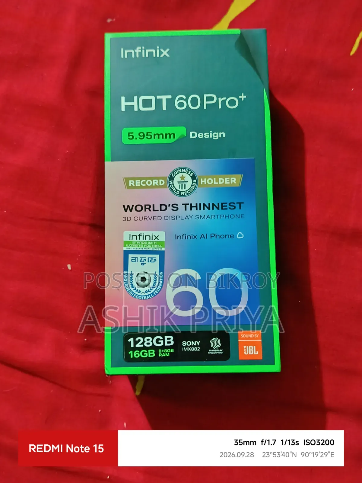 Infinix Hot 60 Pro+ 256 GB Black