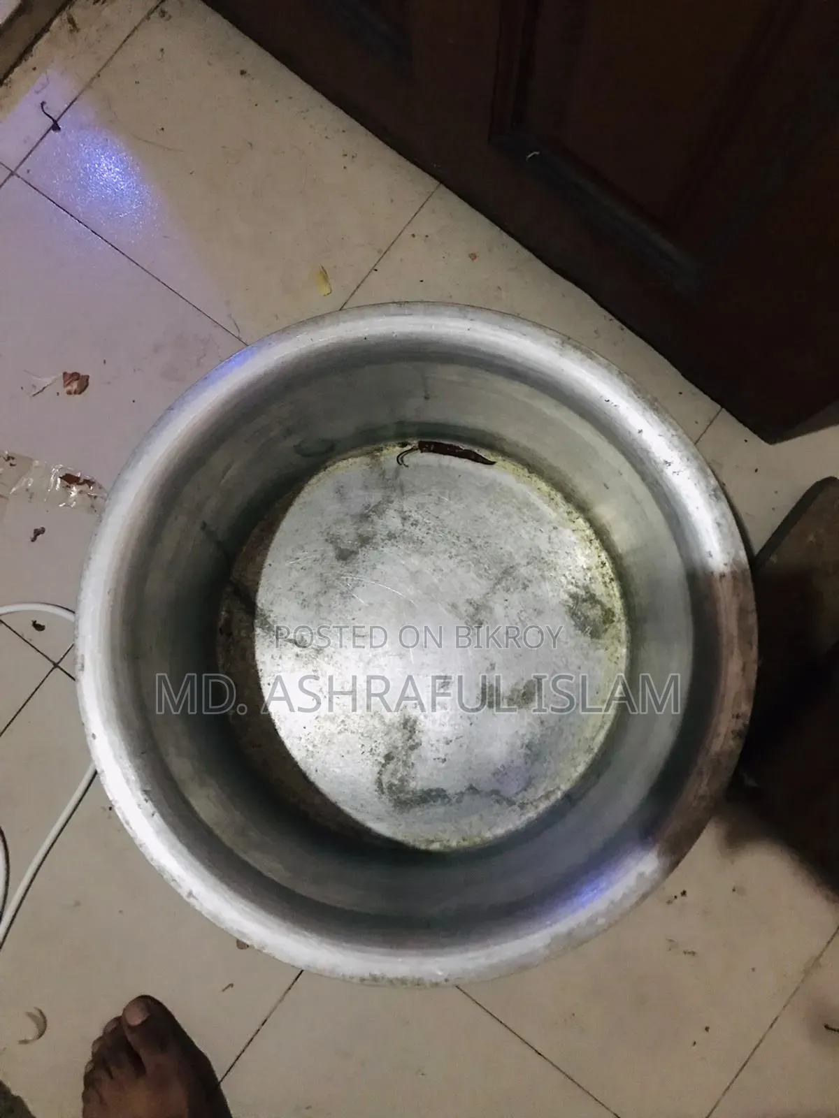 Boro Aluminium Patila Dhakna Soho 15 Liter - Biriyani Hari