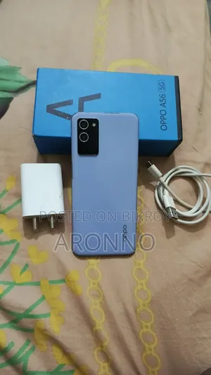 New Oppo A56 5G 256 GB Blue