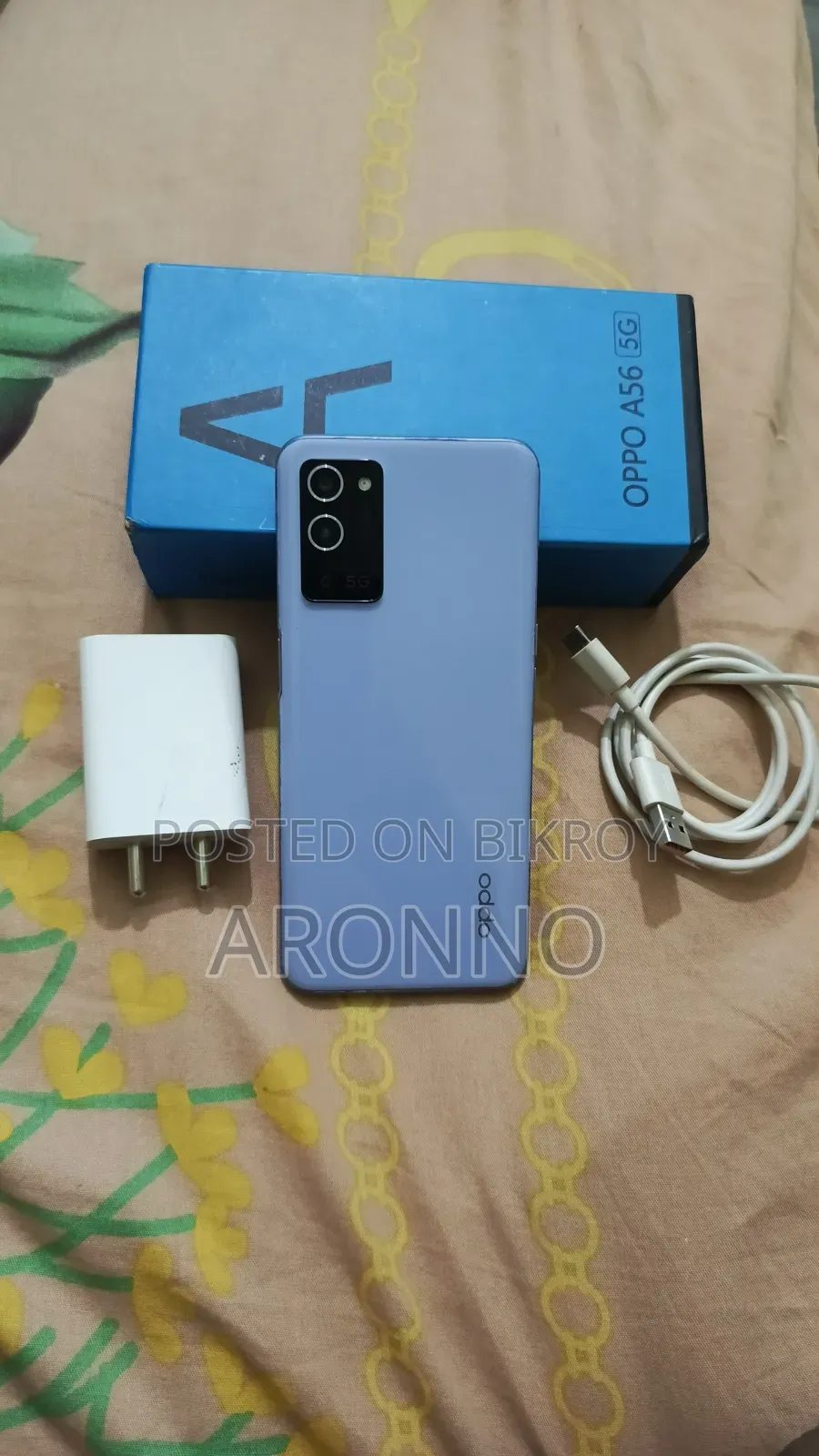 New Oppo A56 5G 256 GB Blue