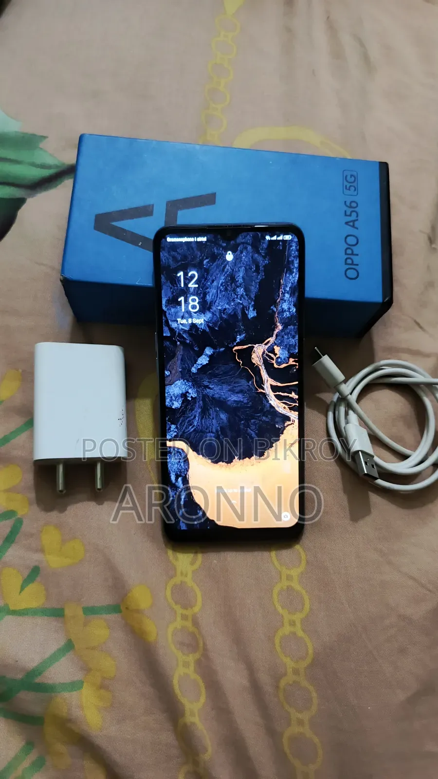 New Oppo A56 5G 256 GB Blue