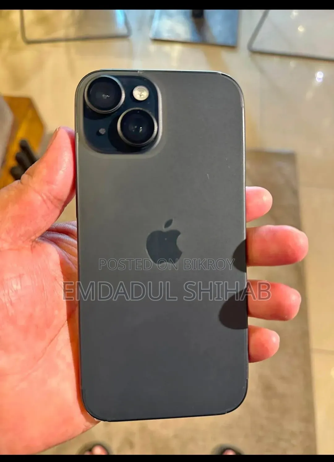 অ্যাপল আইফোন ১৫ ১২৮ জিবি ব্ল্যাক
