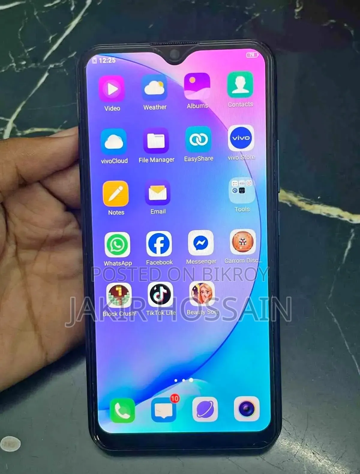 Vivo Y17 128 GB Purple