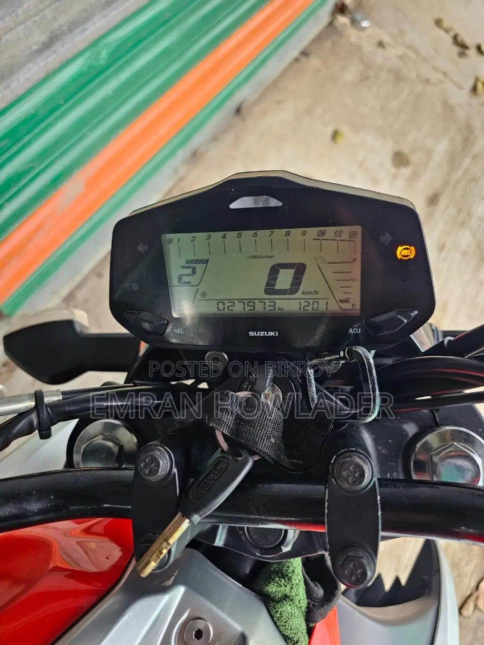 Suzuki Gixxer 2024 Orange