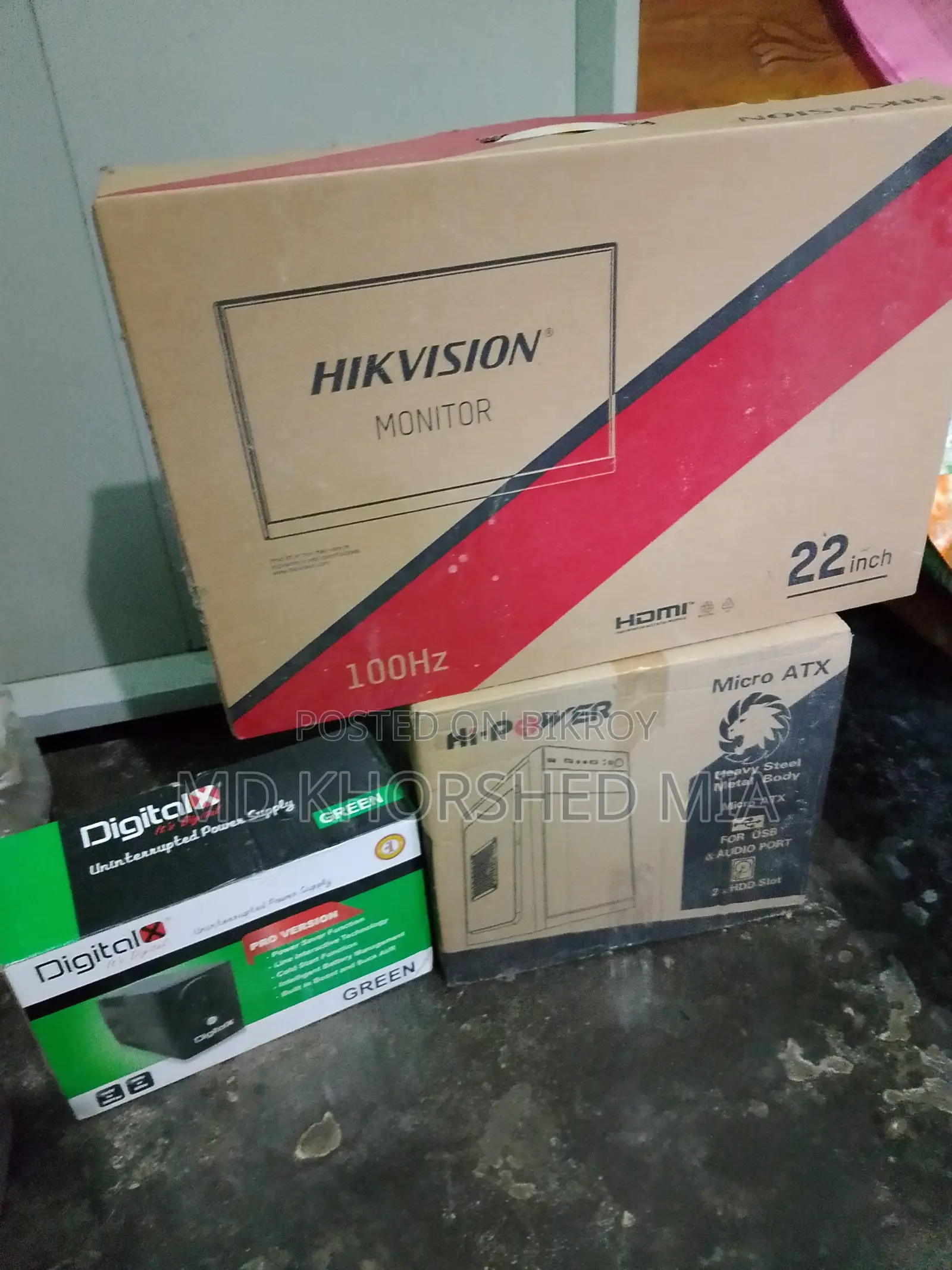 Desktop Computer Gigabyte 8GB Intel Core i3 SSD 256GB
