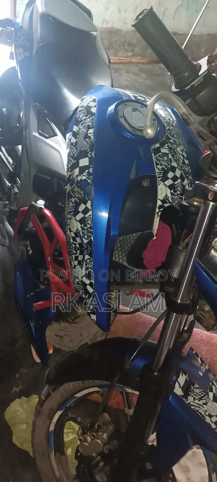 TVS Apache RTR 160 4V 2022 Blue