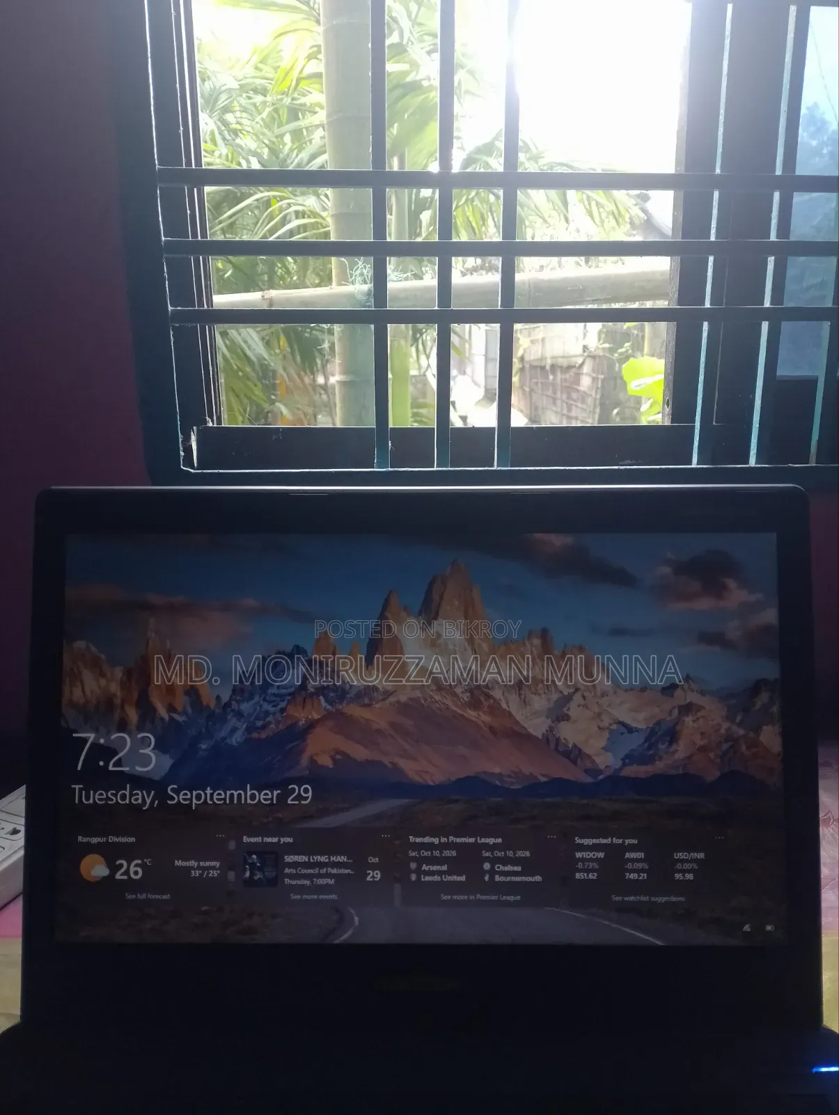 Laptop 8GB Intel Core i3 SSD 512GB