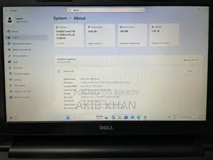Dell Inspiron 15 4GB RAM Intel Core i5 128GB SSD Laptop