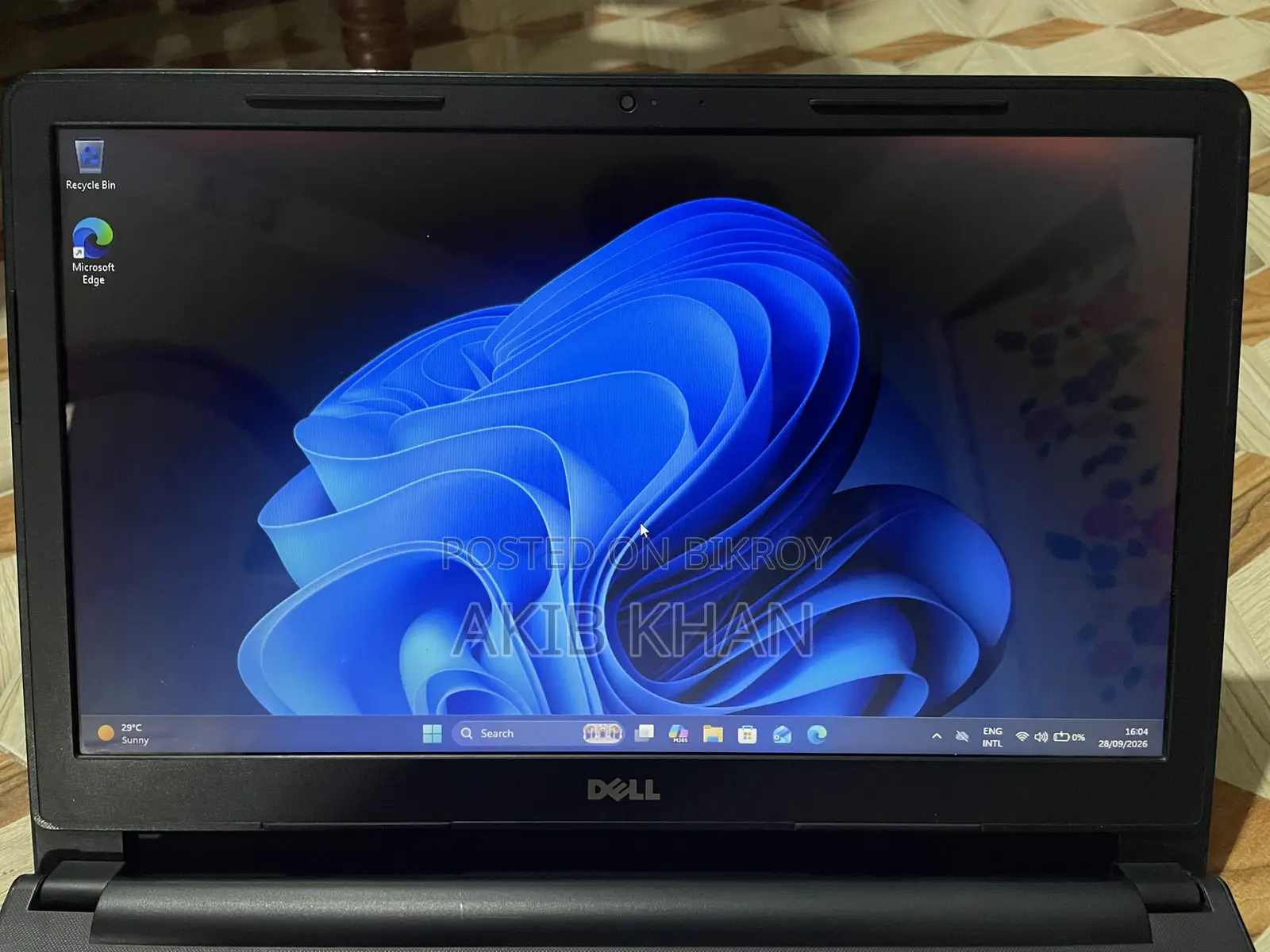 Dell Inspiron 15 4GB RAM Intel Core i5 128GB SSD Laptop