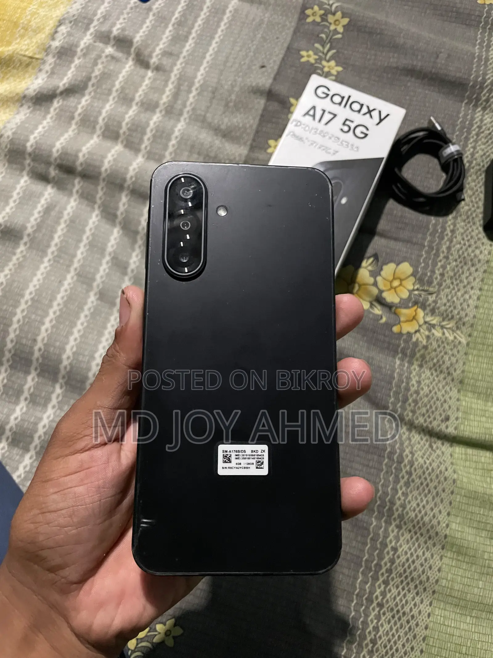 New Samsung Galaxy A17 5G 128 GB Black