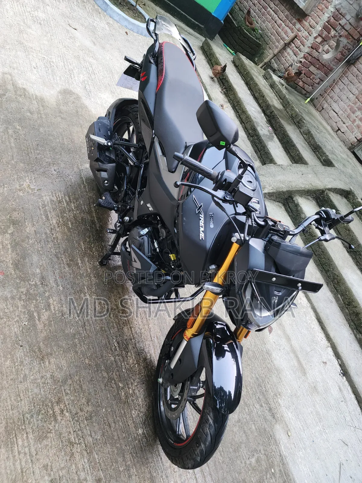 হিরো এক্সট্রিম ১৬০আর ৪ভি ২০২৫ ব্ল্যাক
