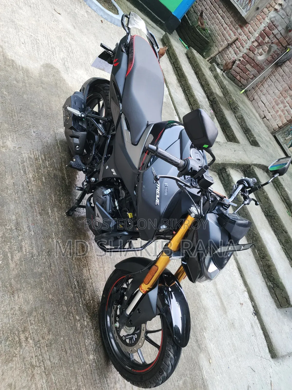 হিরো এক্সট্রিম ১৬০আর ৪ভি ২০২৫ ব্ল্যাক