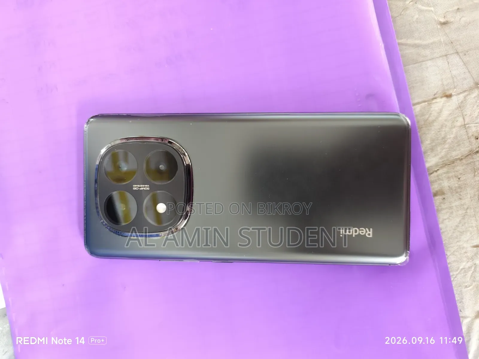 Xiaomi Redmi Note 14 Pro+ 256 GB Black