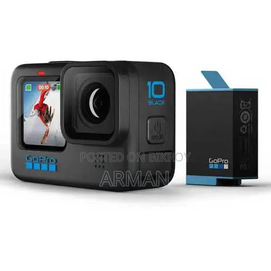 Gopro Hero10Black Action Camera Original Set with Extra Battery Mount