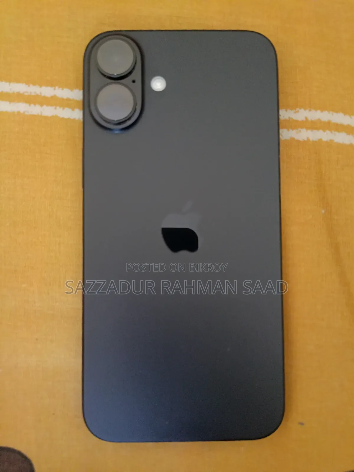 অ্যাপল আইফোন ১৬ প্লাস ১২৮ জিবি ব্ল্যাক