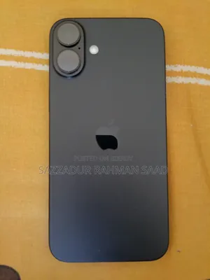 অ্যাপল আইফোন ১৬ প্লাস ১২৮ জিবি ব্ল্যাক