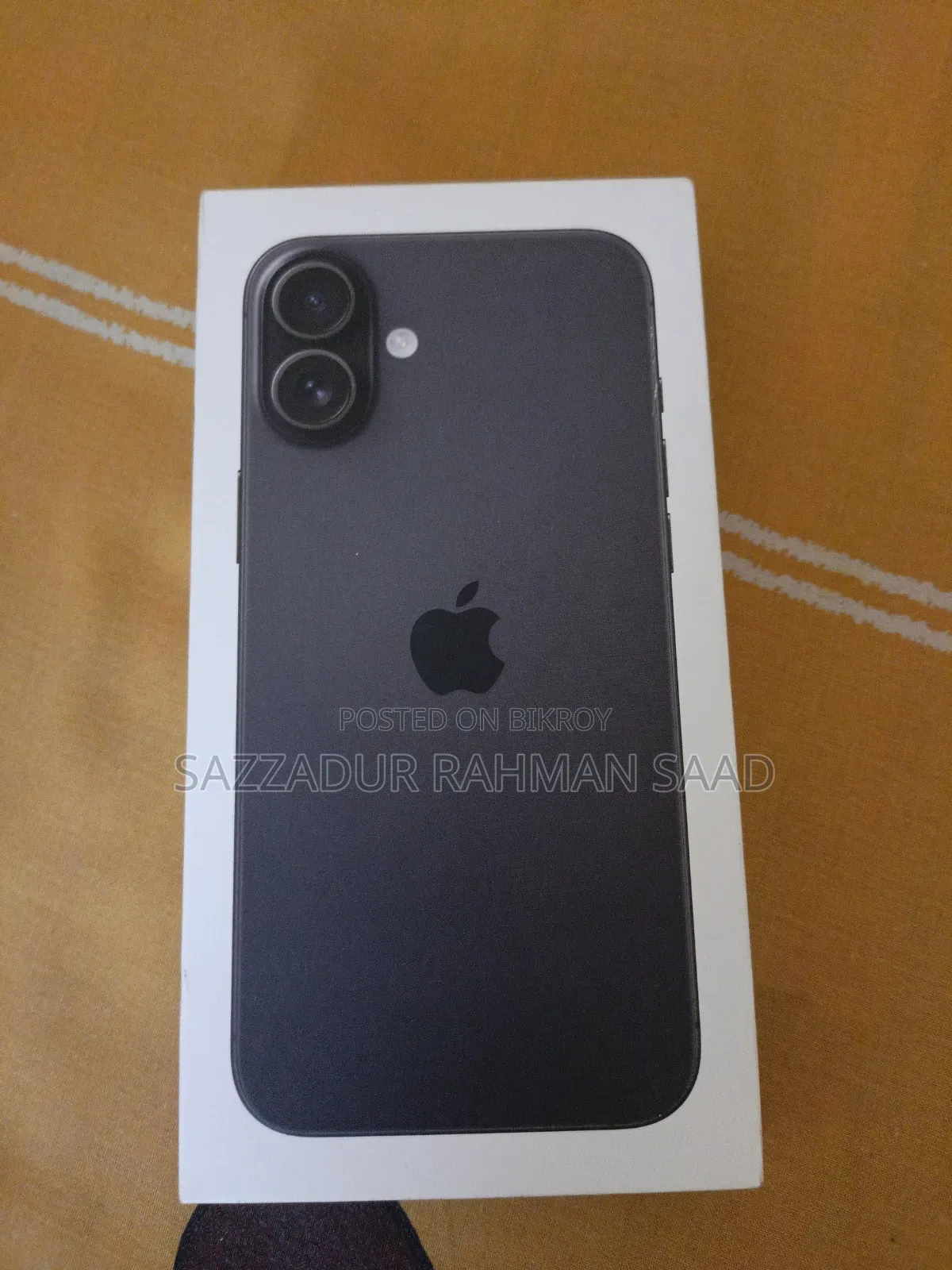 অ্যাপল আইফোন ১৬ প্লাস ১২৮ জিবি ব্ল্যাক