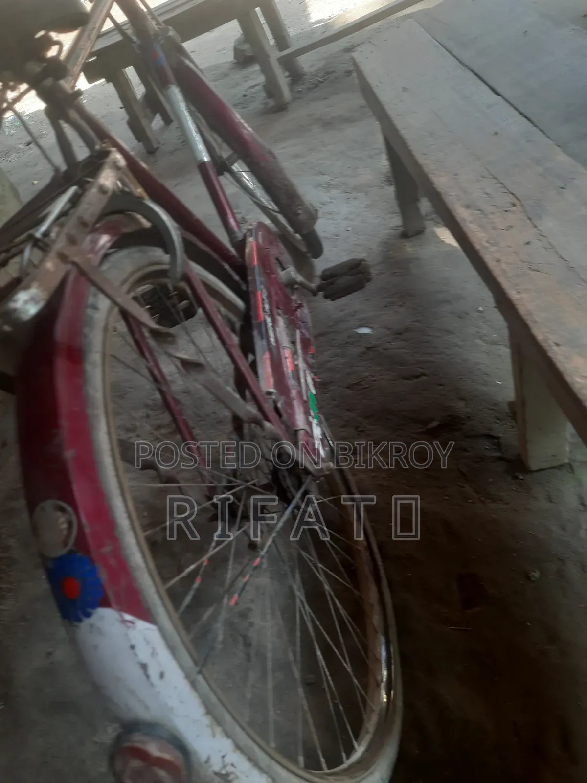 The bicycle will be sold