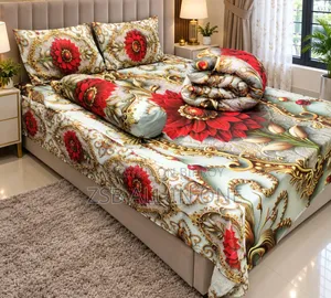 3D Design Premium 5 Pieces Comforter Set.