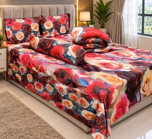 3D Design Premium 5 Pieces Comforter Set.