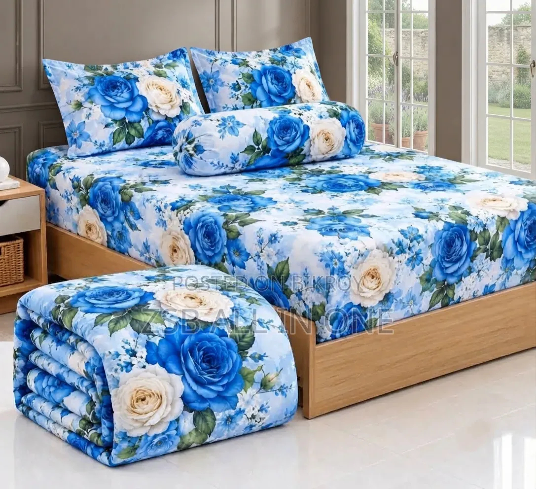 5 Pieces 3D Print Comforter Set