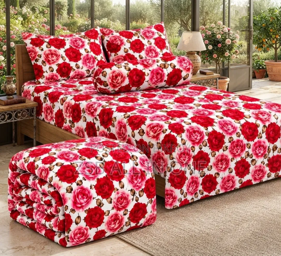 5 Pieces 3D Print Comforter Set