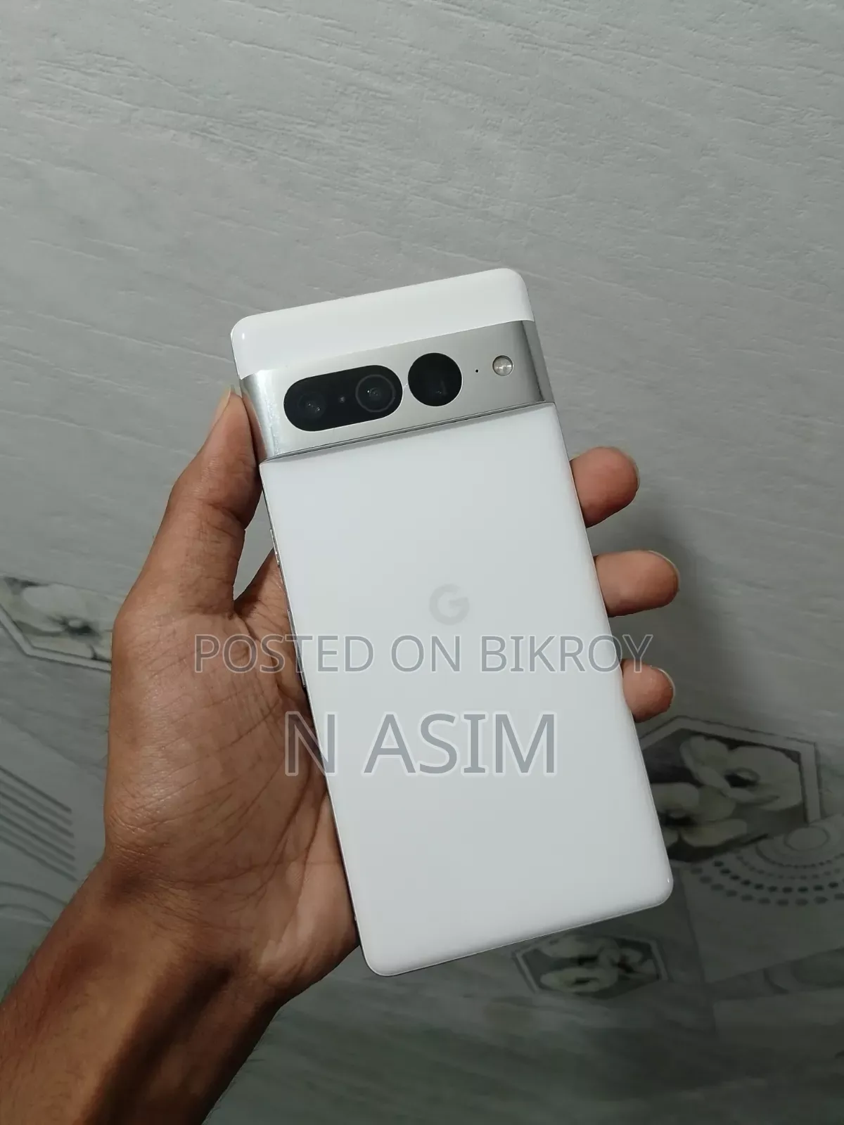 নতুন গুগল পিক্সেল ৭ প্রো ১২৮ জিবি সাদা