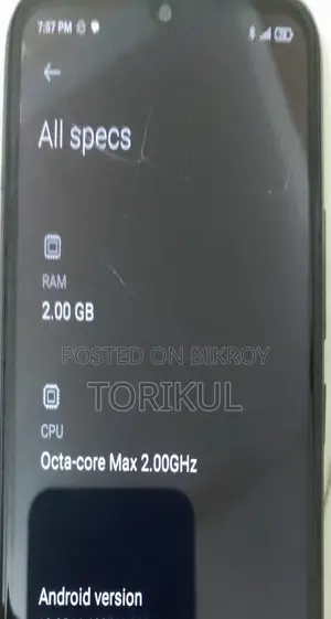 শাওমি রেডমি ৯এ ৩২ জিবি ব্ল্যাক