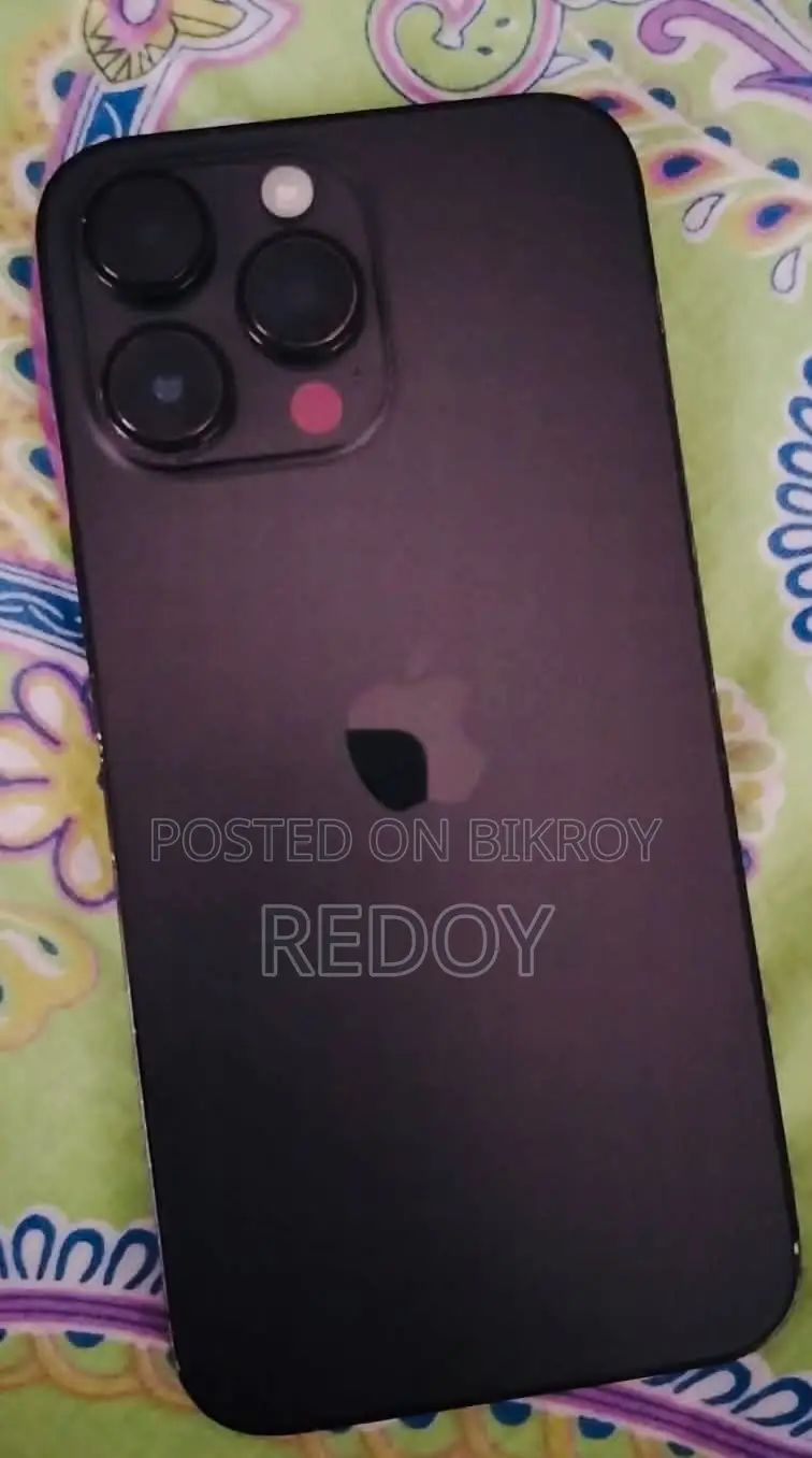 অ্যাপল আইফোন ১৪ প্রো ম্যাক্স ২৫৬ জিবি ব্ল্যাক
