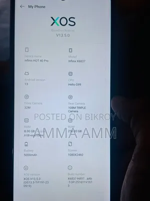 Infinix Hot 40 Pro 256 GB Blue