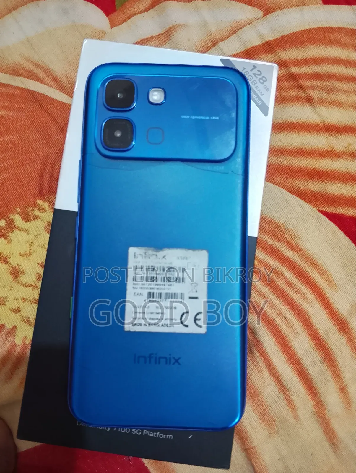 Infinix Note Edge 128 GB Blue